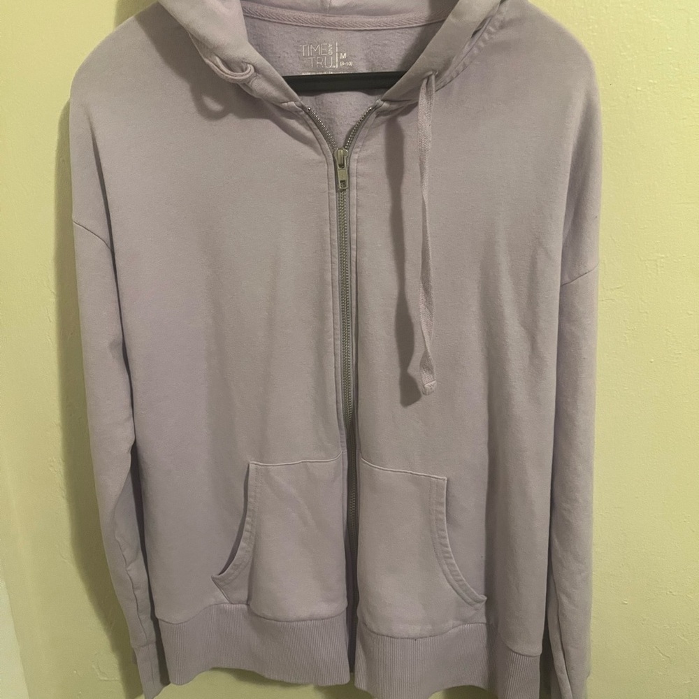 Time and Tru Light Purple Hoodie